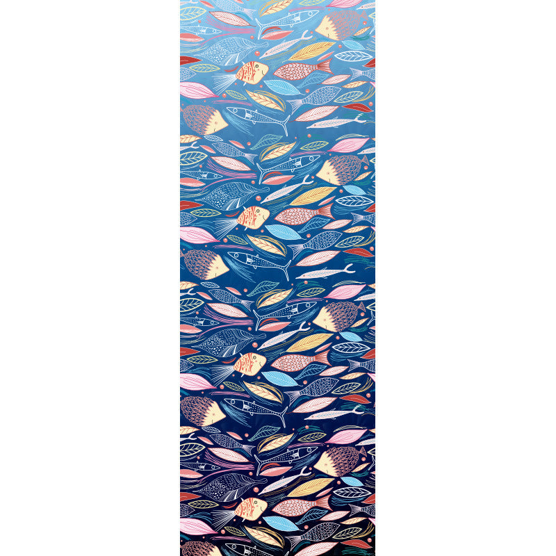 Printed Yoga Mat Drape Sweat-absorbent Fitness Towel