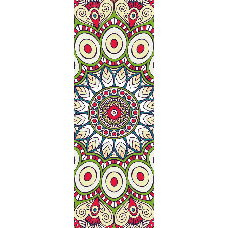 Printed Yoga Mat Drape Sweat-absorbent Fitness Towel