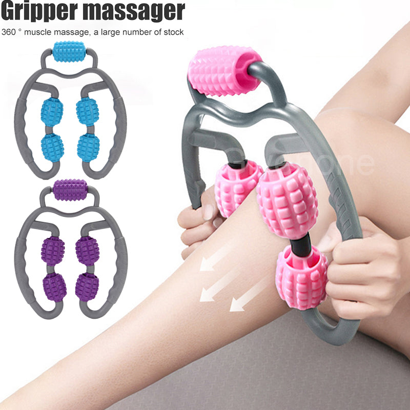 U Shape Trigger Point Massage Roller Full Body Tool Arm Leg Neck Muscle
