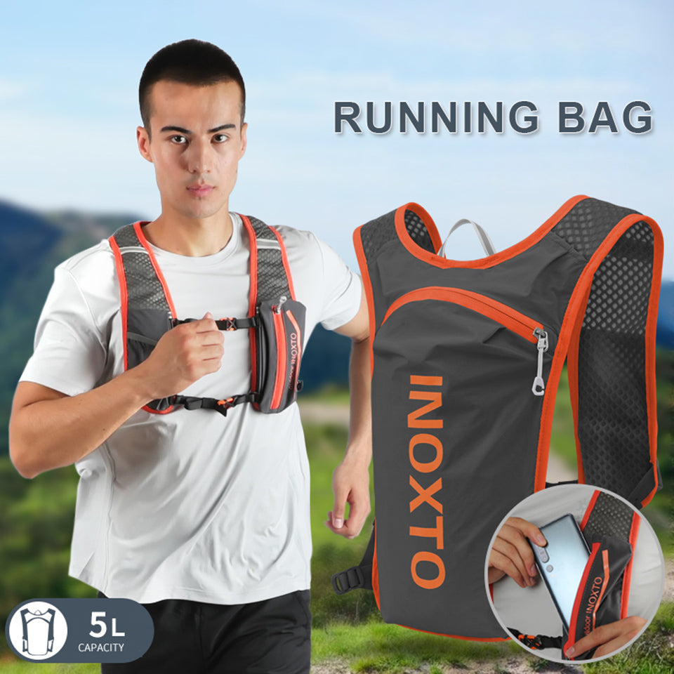 Climbing Backpack Rucksack Running Bag 5L Lightweight Outdoor Hydration Vest