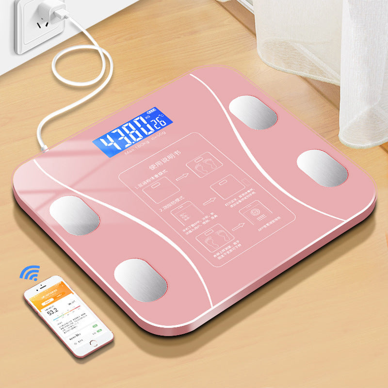 Usb Rechargeable Weight Scale Body Healthy