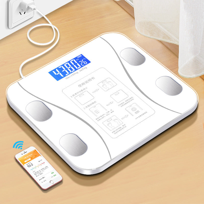 Usb Rechargeable Weight Scale Body Healthy