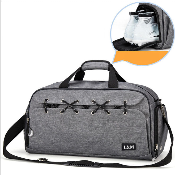 Sports Gym Bag Travel Duffel With Shoes Compartment And Dry Wet Separation