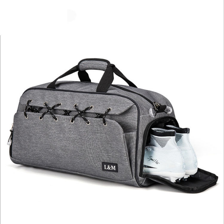 Sports Gym Bag Travel Duffel With Shoes Compartment And Dry Wet Separation