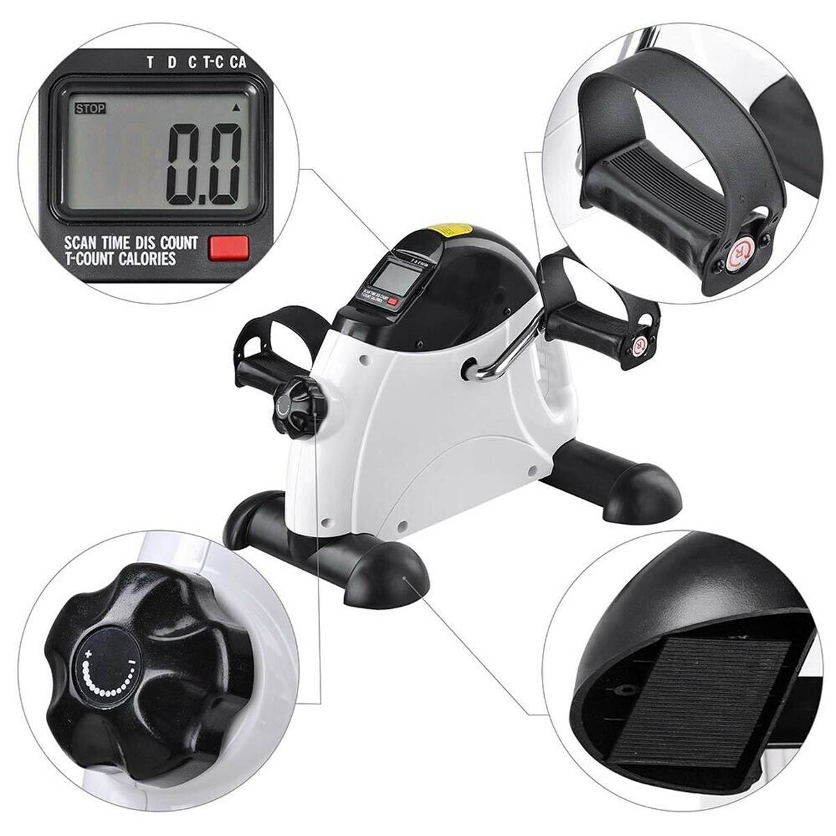Mini Stepper Office Bicycle Leg Rehabilitation Exercise Sports Training Fitness