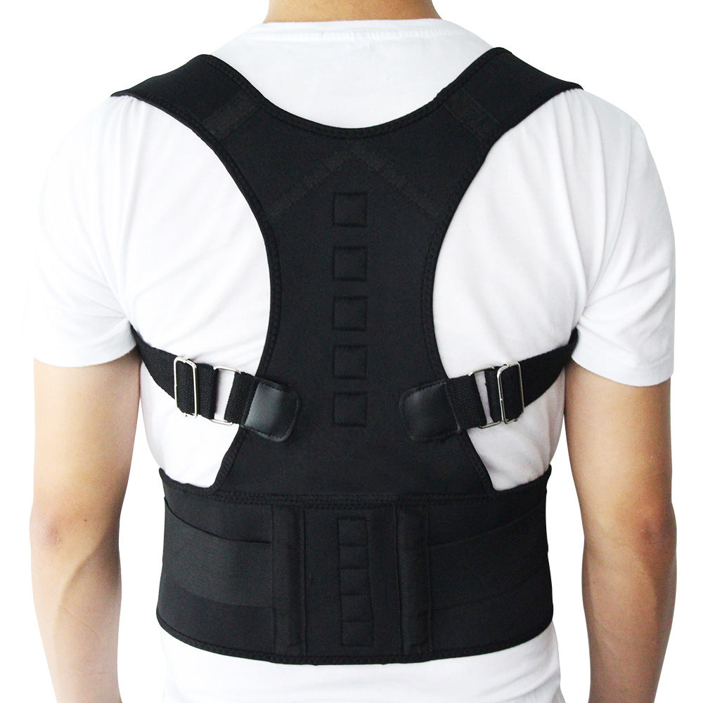 Adjustable Magnetic Posture Corrector Corset Back Men Body Shaper Brace