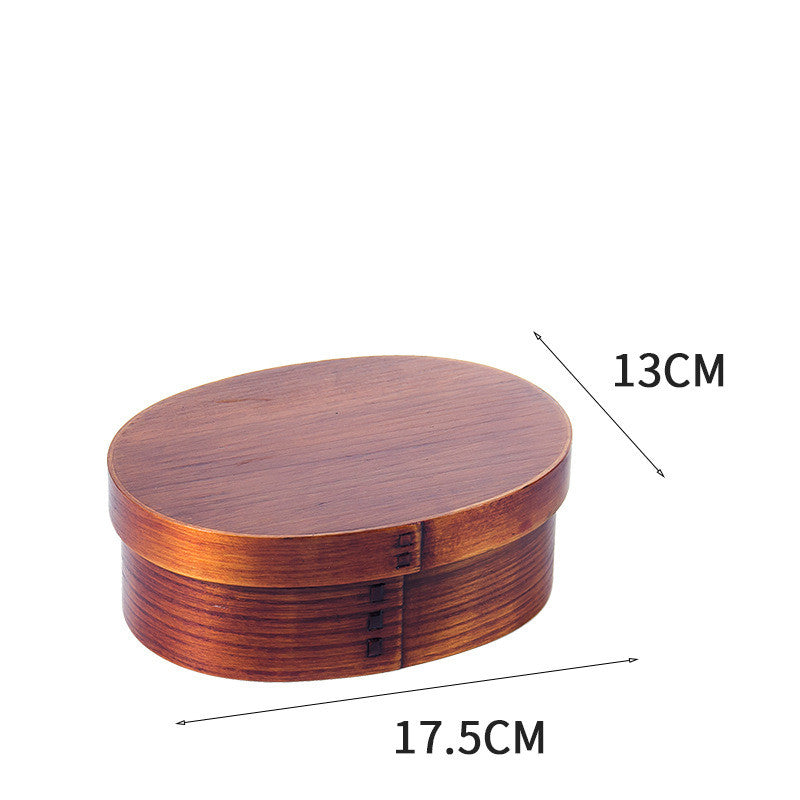 Wooden Lunch Box Japanese Bento Creative Sushi