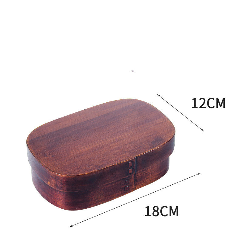 Wooden Lunch Box Japanese Bento Creative Sushi