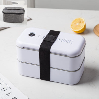 Double-layer Lunch Box Plastic Large Capacity Microwave