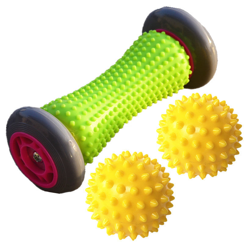 Foot Massage Three-piece Muscle Relaxation Siamese Fascia Ball