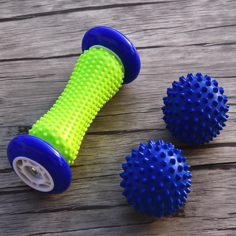 Foot Massage Three-piece Muscle Relaxation Siamese Fascia Ball