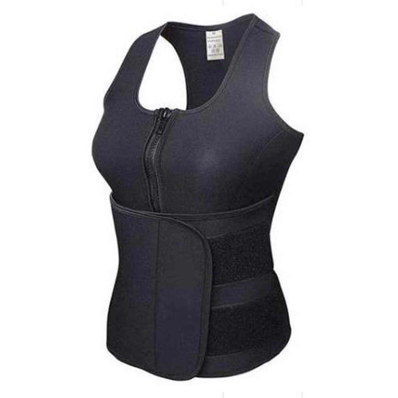 Sweat Neoprene Tank Top Slimming Adjustable Waist Trainer Belt Body Shaper Tummy
