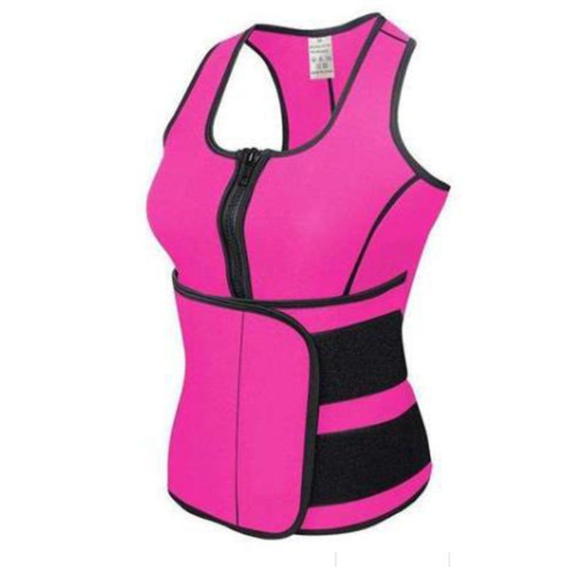 Sweat Neoprene Tank Top Slimming Adjustable Waist Trainer Belt Body Shaper Tummy