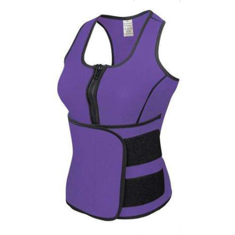 Sweat Neoprene Tank Top Slimming Adjustable Waist Trainer Belt Body Shaper Tummy