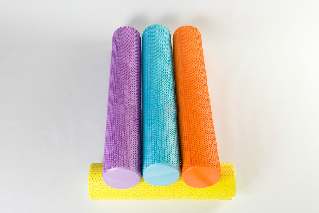 Solid Yoga Column Foam Roller Hexagonal Floating Muscle Relaxation