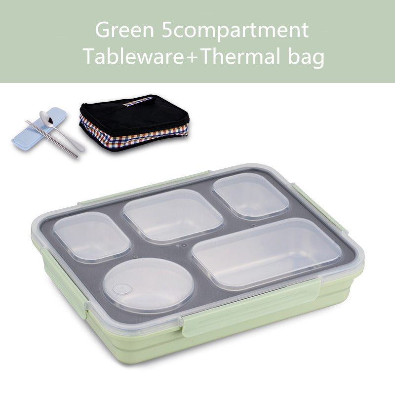 304 Stainless Steel Insulated Lunch Box Student With Lid