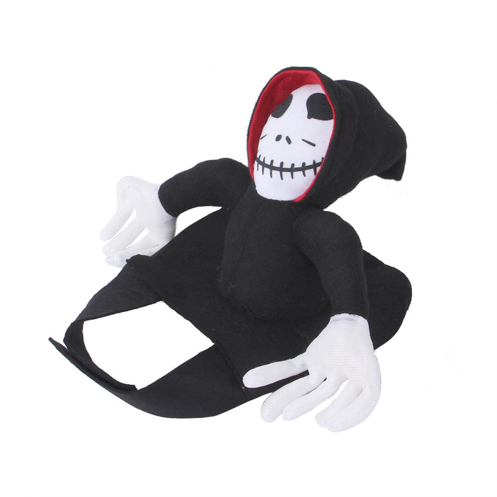 Funny Pet Halloween Costume Decoration Dress Up Cosplay Clothes Spider Pumpkin
