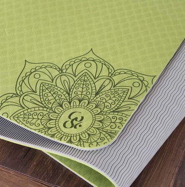 Two-color TPE Non-slip Yoga Mat Fitness