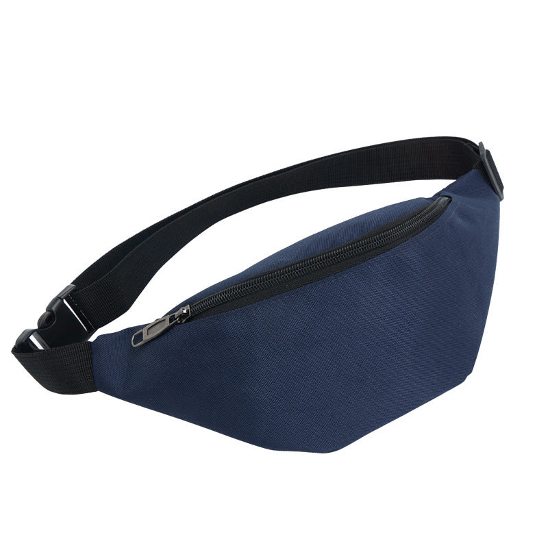 Men And Women Solid Color Running Belt Bag