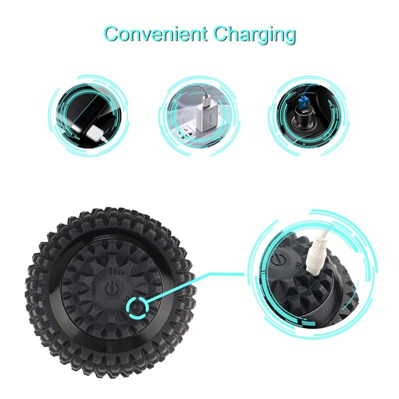 Silicone Fascia Ball Electric Massage Yoga