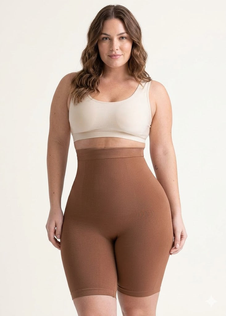 Shapewear For Women - High-waisted Tummy Control Shorts, Thigh Slimmer