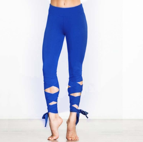 Yoga Sports Tight Leggings For Women Fitness Pants Dance Ballet Bandage Running
