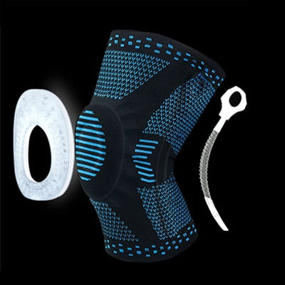 Knee Patella Protector Brace Silicone Spring Pad