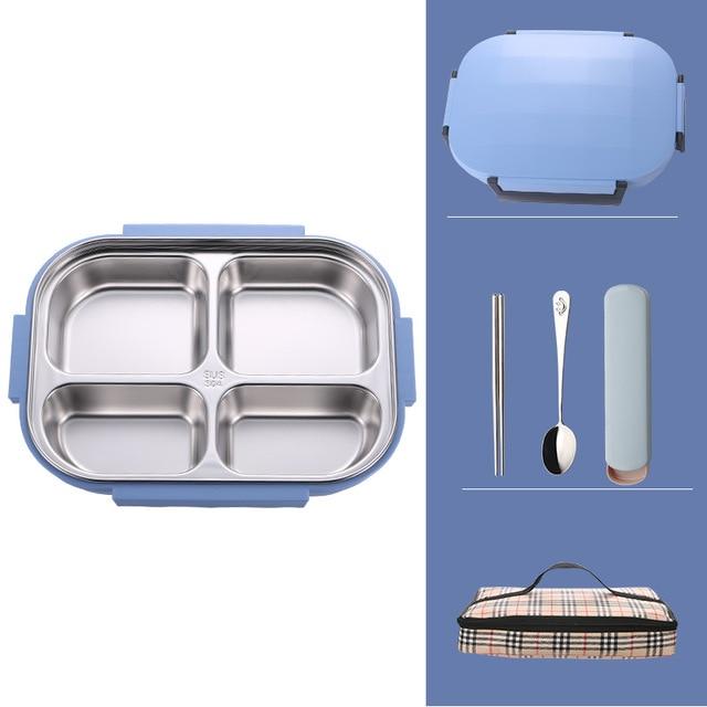 Stylish Leakproof Japanese Style Stainless Steel Lunch Box
