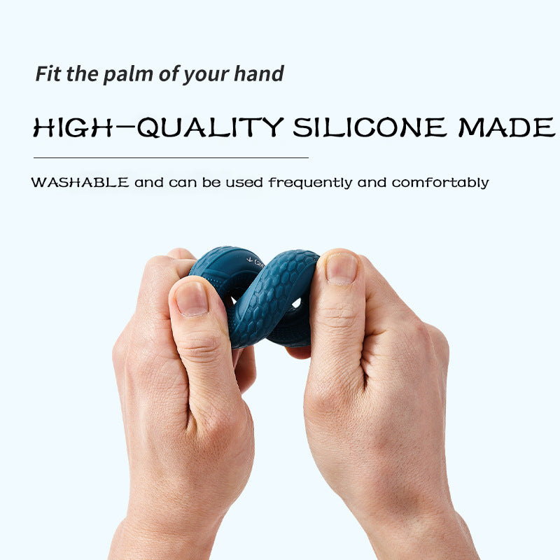 Hand Grip Strengthener, Strength Trainer And Finger Exerciser Silicone