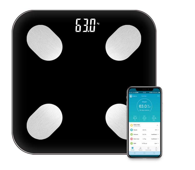 Bluetooth Smart Body Scale Electronic Weight