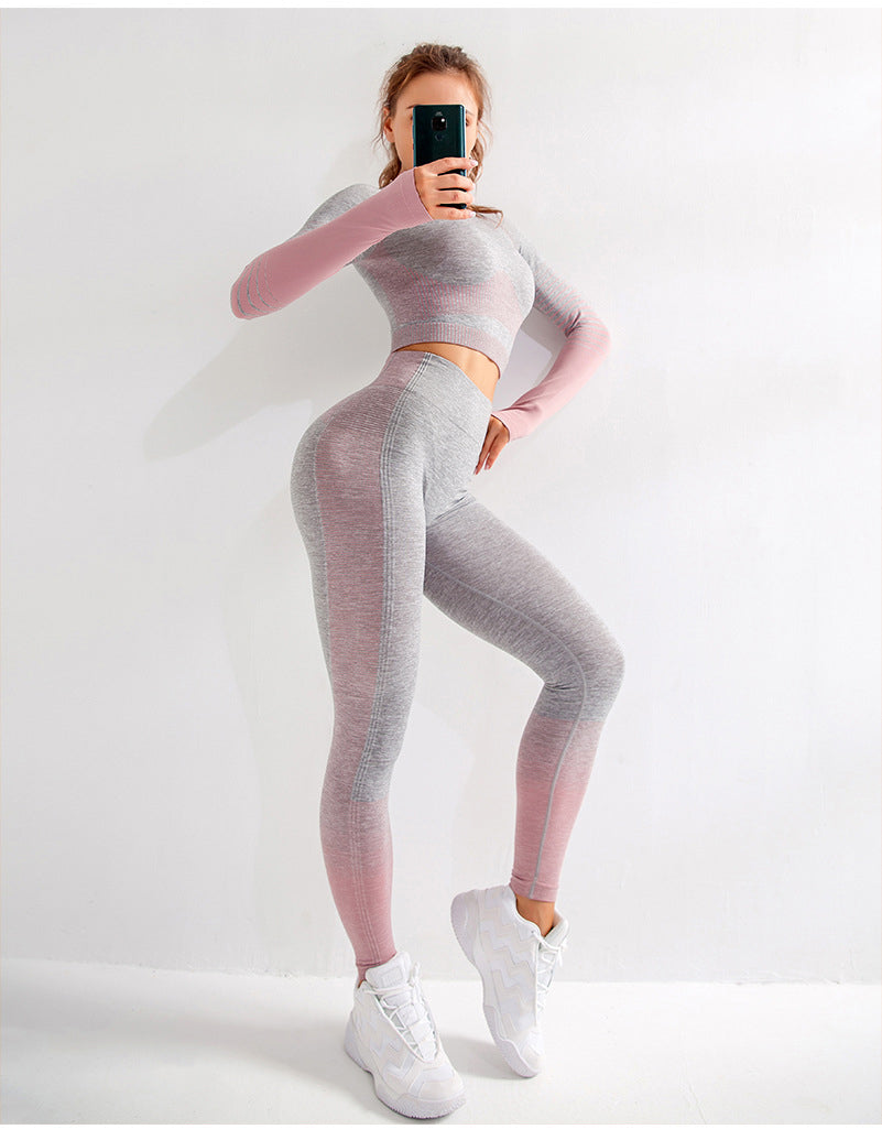 Women's Yoga Set Gym Fitness 2-Piece Sports Suit