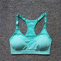 Women Shockproof Sport Bras Professional Yoga Shirts Tops, Seamless Sports