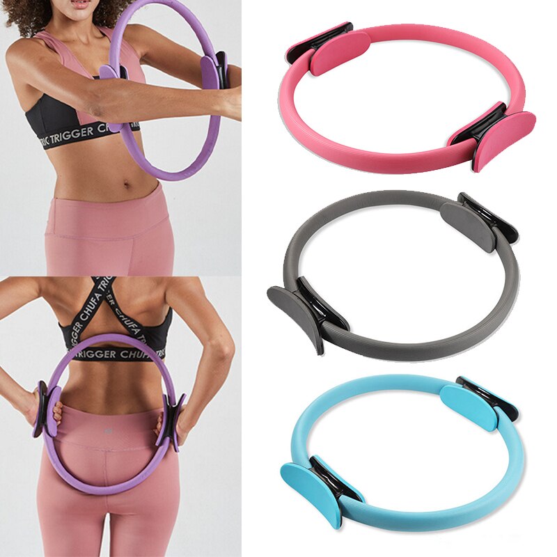 Yoga Fitness Pilates Ring Women Girls Circle Magic Dual Exercise Home Gym