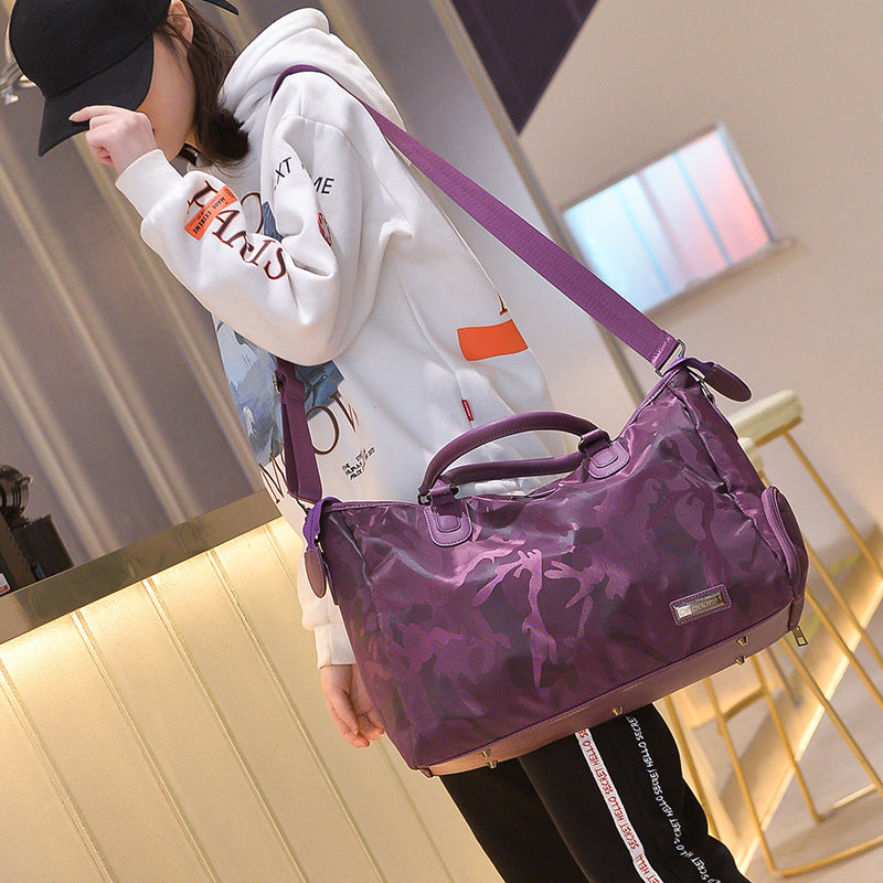 Fitness Bags Shoulder Gym Bag For Shoes Oxford Cloth