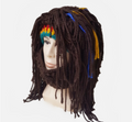 Halloween Party Spoof Knit Wool Hats Handmade Beard Men And Women Wig