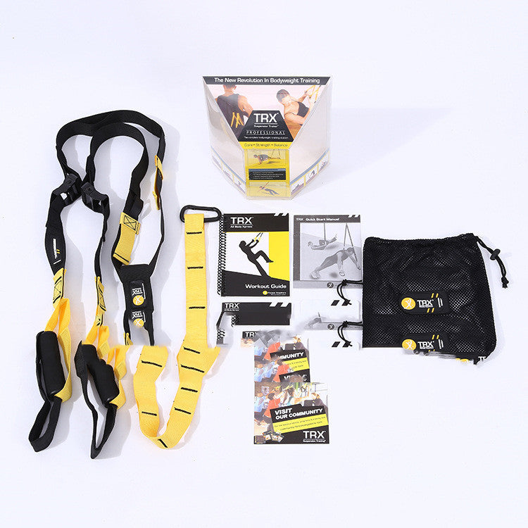 Hanging Training Belt Set Suspension Strap Resistance Band Yoga Pull Rope