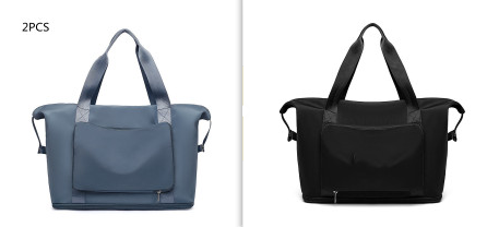 Foldable Large Capacity Women Gym Bags Shoulder Bag Training Travel Handle