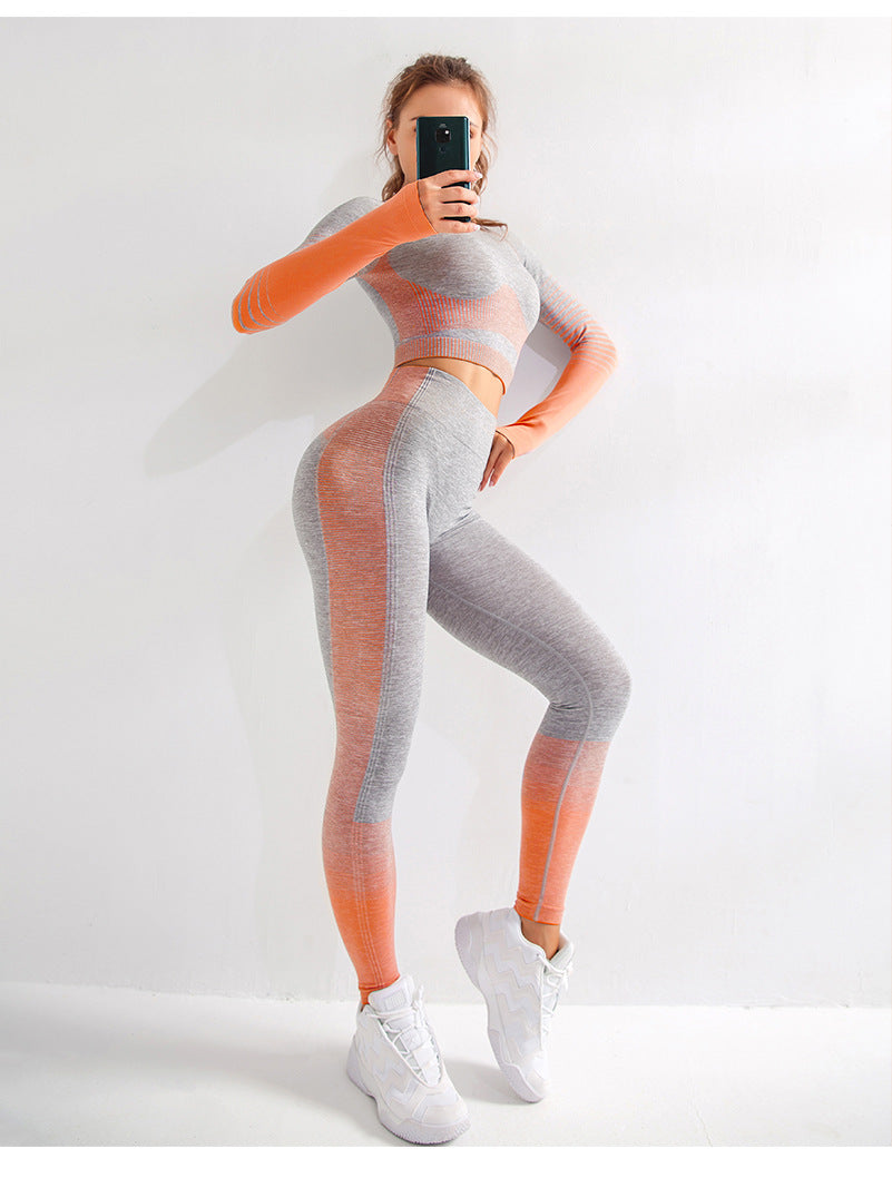 Women's Yoga Set Gym Fitness 2-Piece Sports Suit
