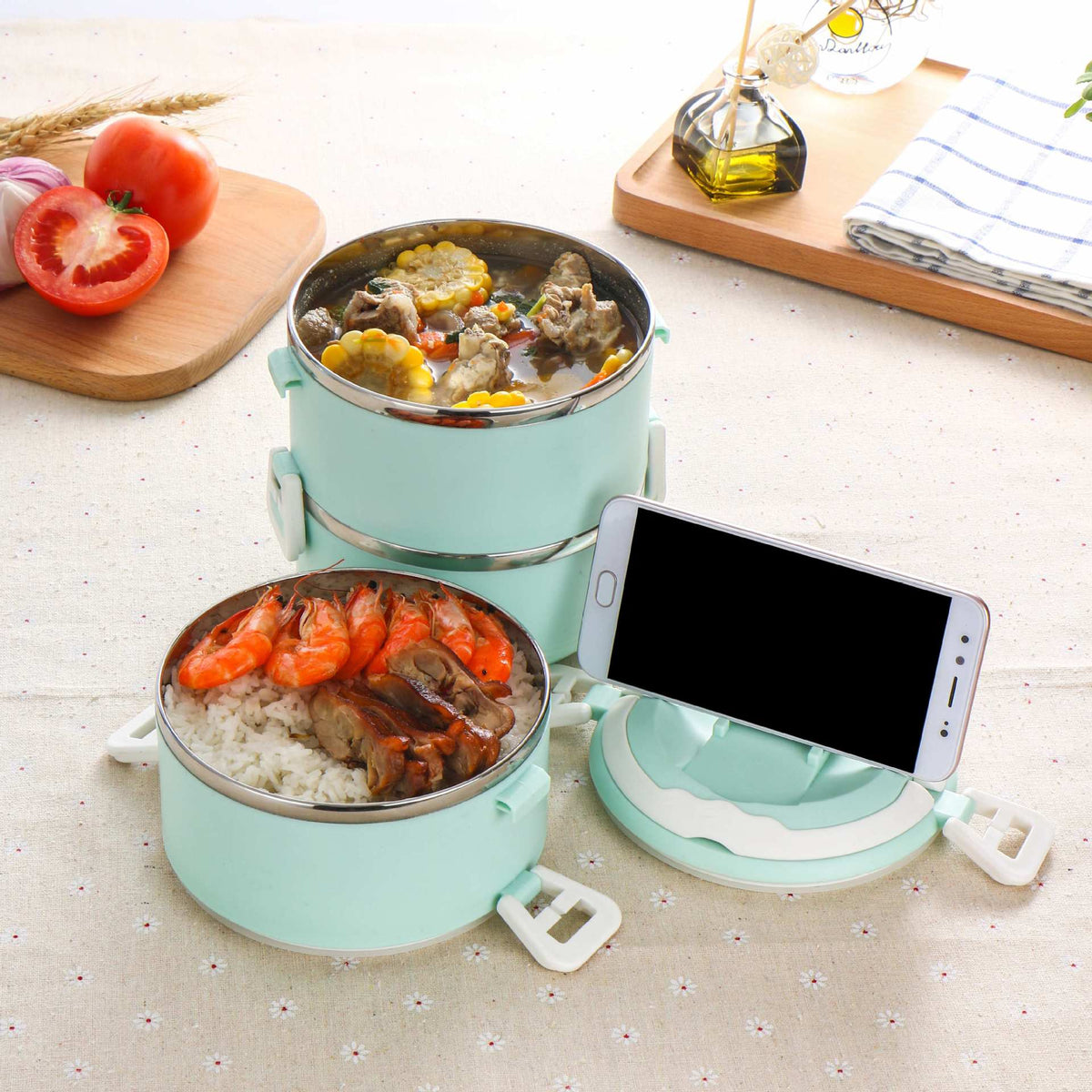 304 Lunch Box Stainless Steel Insulated