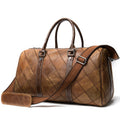 Checked Vintage Men's Bag Duffel