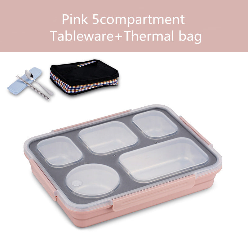 304 Stainless Steel Insulated Lunch Box Student With Lid