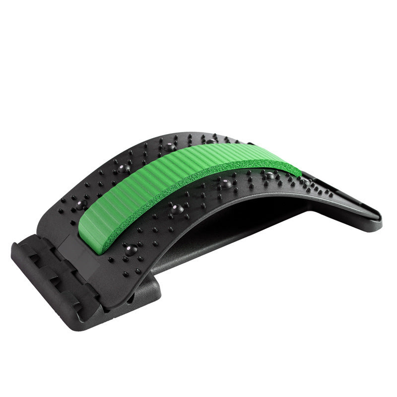 Back Stretcher Adjustable Cracker Massage Waist Neck Fitness Lumbar Cervical