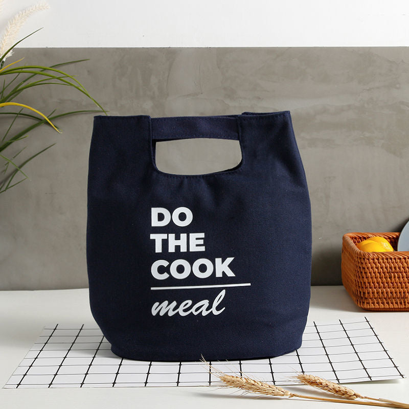 Canvas Lunch Box Bag Tote