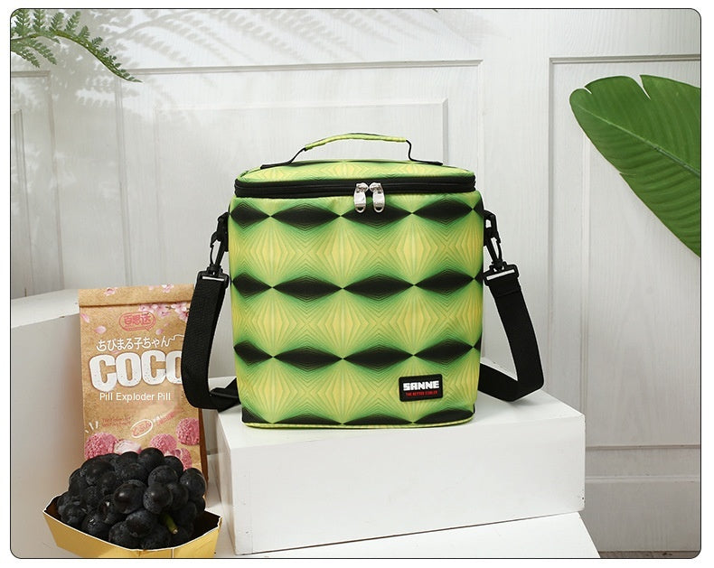 Outdoor Large Capacity Picnic Ice Pack Oxford Cloth Lunch Box PVC Insulated Bag