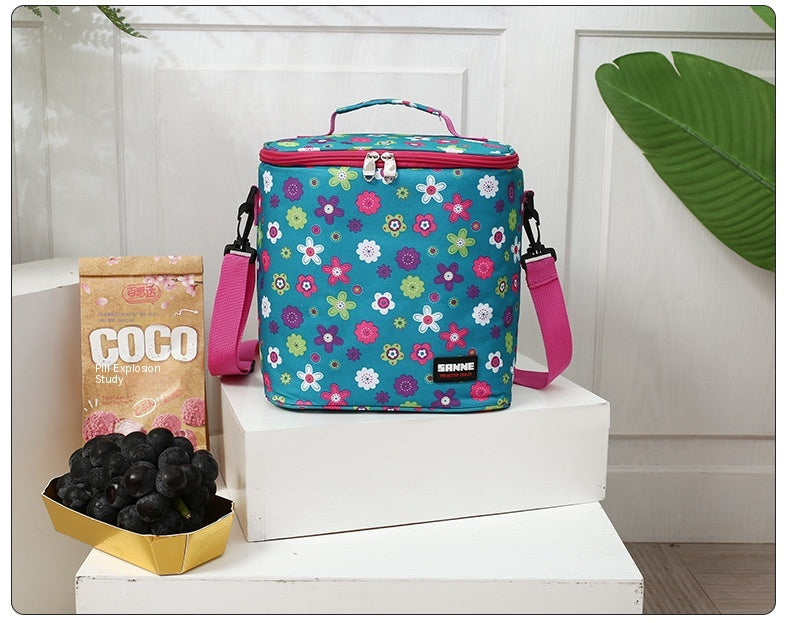Outdoor Large Capacity Picnic Ice Pack Oxford Cloth Lunch Box PVC Insulated Bag