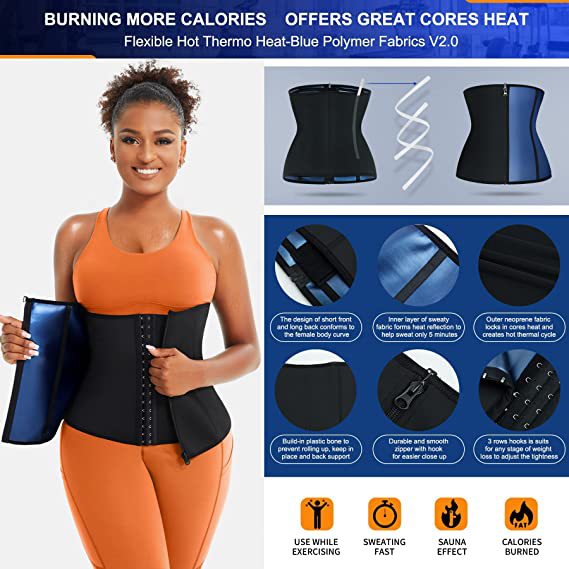Sports Waist Shaping Breasted Belly Belt Neoprene Band