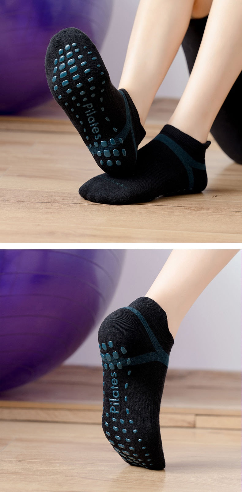 Non-Slip Terry Yoga & Pilates Socks