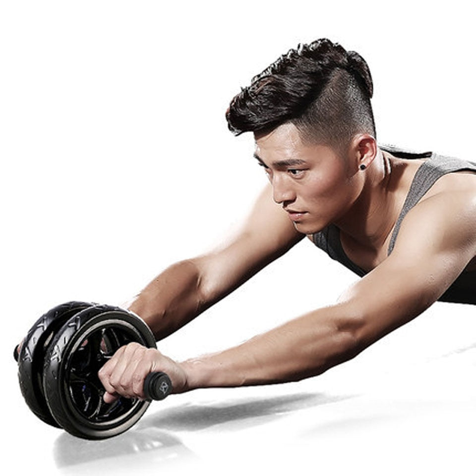 Silent Two-wheeled Abdominal Wheel Sports Abdomen Roller