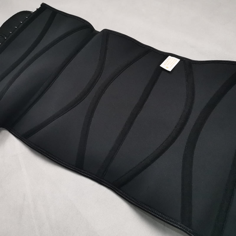 X-bone Neoprene Double Belt 4 Breasted Belly Band Velcro Waistband Sports