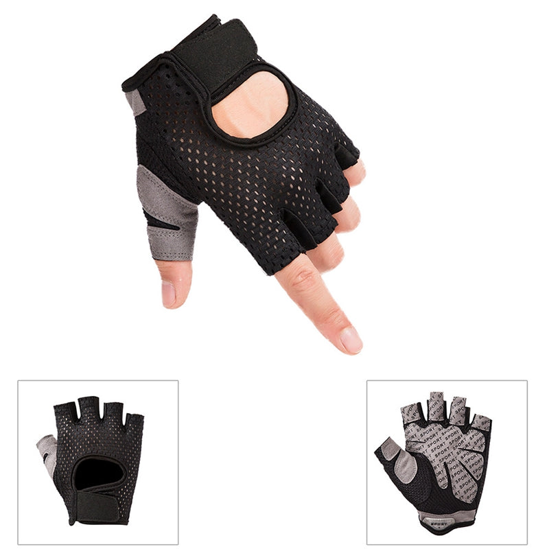 Half Finger Gloves Sports Fitness Outdoor Riding Non-slip Wear